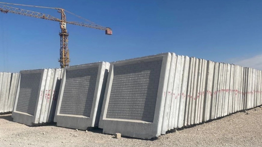 Implementation of self -standing concrete wall in Mashhad Implementation of self -standing concrete wall in Mashhad